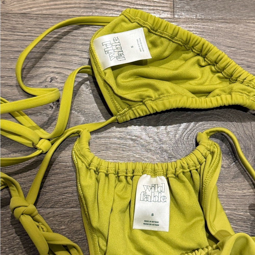 Wild Fable Lime Bikini Set - Picture 4 of 5